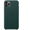 Coque en cuir pour Apple iPhone 11 Pro Max - Vert forêt