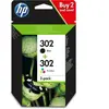 HP 302 Cartouches d'encre originales noires/tricolores, lot de 2