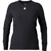 Maillot manches longues femme fox defend thermal noir