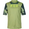 Maillot manches courtes fox defend taunt vert