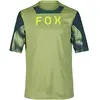Maillot manches courtes fox defend taunt vert