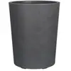 Vase plastique gris anthracite  53 cm Deroma avec réserve d'eau