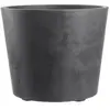 Vase plastique gris anthracite  59 cm Deroma avec réserve d'eau