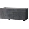 DEROMA Jardiniere Muret - Millennium R - Anthracite - A réserve d'eau - 59 cm