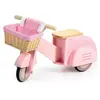 Tender Leaf Toys - Porteur scooter avec panier Rose taille unique