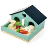 tenderleaftoys Set lapin et cochon d'inde + cabane