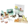 tender leaf Set salon de toilettage pour chiens Waggy Tails