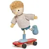 Tender Leaf Toys Poupée Monsieur Forrester Et Son Chien Multicolore Skateboard
