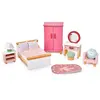 Tender Leaf Toys Chambre à coucher pour maison de poupée