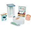 Tender Leaf Mobilier pour poupée Salle de bain en bois