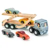 Tender Leaf Toys Camion transporteur de voitures