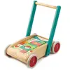 Tender Leaf Toys Chariot De Marche Avec Blocs Colorés