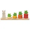 Tender Leaf Jeu de comptage carottes en bois