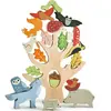 Tender Leaf Toys Animaux de la forêt en bois à empiler