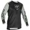 Fly Racing Lite Maillot de motocross, noir-gris, taille XL pour Hommes