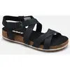 Timberland Malibu Waves Ankle, Sandales Femme, Noir Black Nubuck, 37 EU