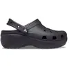 Crocs - Women's Classic Platform Clog - Sandales taille 42-43, noir