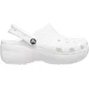 Crocs - Women's Classic Platform Clog - Sandales taille 38-39, blanc