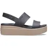 Crocs Brooklyn Low Wedge Femme Crocs 206453 - Noir - 39/40