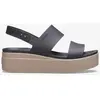 Crocs Sandales Crocs Brooklyn Low Wedge - Noir - 37