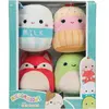 Pack 4 Peluches Micromallows Squishmalows