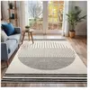 Surya - Tapis Scandinave Moderne Blanc/Noir 152x213 cm
