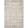 Surya - Tapis Scandinave Bohème Blanc/Noir 152x213 cm