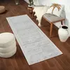 Surya - Tapis de Couloir Vintage Oriental Ivoire/Gris 80x220 cm