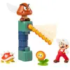 Nintendo Super Mario Diorama Set de Figurines et Accessoires Château de Lave 6cm