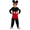Disguise Mickey Mouse Déguisement pour Enfants Classic 2 Pièces Noir S TU