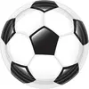 RueDeLaFete 8 Assiettes Goal Getter - 23 cm