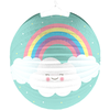 RueDeLaFete Lanterne en Papier Rainbow & Cloud