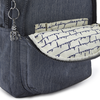Kipling Sac À Dos Seoul S Active Denim Bleu Petit Femme 100% Polyester