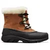 Sorel - Women's Snow Angel - Chaussures d'hiver taille 5, noir/brun