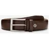 Timberland - Ceinture classique réglable en cuir de 35 mm pour homme en marron foncé, Homme, marron, Taille: XL