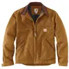 Carhartt Duck Detroit, veste , couleur: Rouge Foncé Marron , taille: S