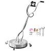 VEVOR Nettoyeur de surface pour nettoyeur haute pression 558 mm poignées roues