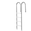 VEVOR Échelle de Piscine de 137 cm en Acier Inoxydable 4 Marches 2 Ram...