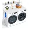 VEVOR Comptoir en bois pour lave-linge et sèche-linge étagère à 2 nive...