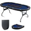 Table De Poker Pliable 214 Cm-Vevor-Table De Casino Blackjack Texas Ho...