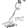 VEVOR Nettoyeur de surface pour nettoyeur haute pression 520 mm poignées roues