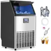 VEVOR Machine à Glaçons Autonome 45 Glaçons Capacité de 45,4 kg/24 h M...