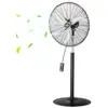 VEVOR Ventilateur oscillant sur pied industriel 3 vitesses 600 mm 6800...