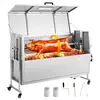 VEVOR Barbecue à Charbon avec Tournebroche Électrique 38 W, Rôtissoire...