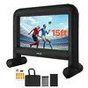 VEVOR Écran de Projection Gonflable de 457 cm 16:9 600D avec Sac de Tr...
