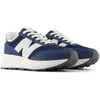 Chaussures New Balance 370 bleu marine blanc enfant - 39