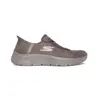 Skechers Go Walk Flex Mali Baskets Pour Femmes Marron En Toile EU 38