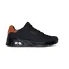 Skechers - Sneakers Skechers Noires Et à Lacets Plats - Noir - Taille 40 40