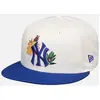 9Fifty Floral MLB New York Yankees, New Era, Casquettes, en beige, taille: M/L