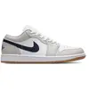 Chaussure Air Jordan 1 Low pour Homme - Blanc 46 553558-146